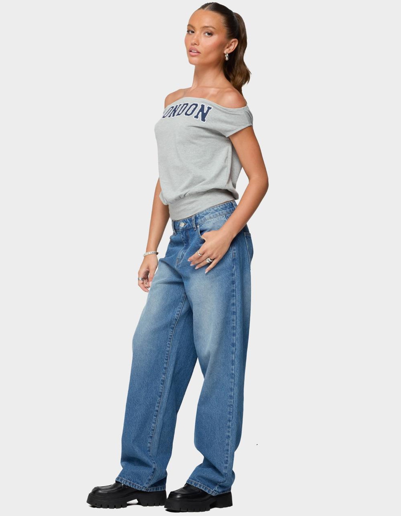 EDIKTED So London Off Shoulder Top image number 3