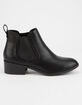 CITY CLASSIFIED Chelsea Black Womens Booties image number 2