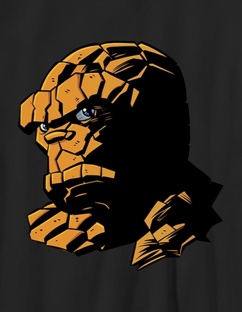 FANTASTIC FOUR Thing Glares Unisex Kids Tee Alternative Image