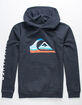 QUIKSILVER Swell Vision Heather Navy Boys Hoodie image number 1