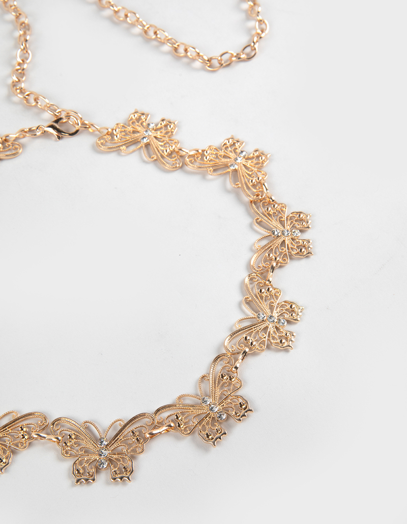 Dainty Butterfly Chain Belt image number 1