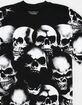 FATHER FORGIVE ME Skull Smasher Mens Tee image number 2