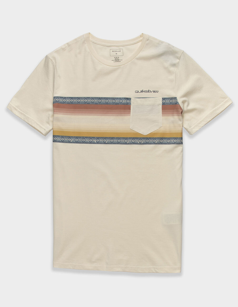 QUIKSILVER El Rey Stripes Mens Pocket Tee image number 0
