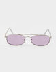 RSQ Oval Metal Aviator Sunglasses image number 2