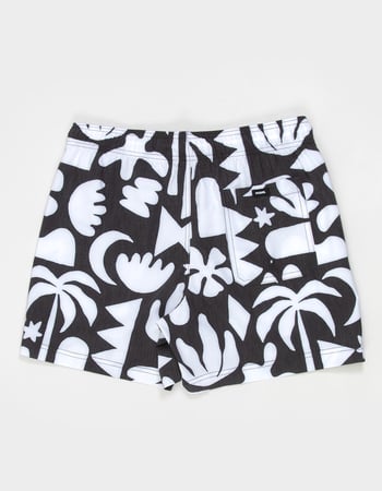 RSQ Mens Abstract 5" Swim Shorts Alternative Image