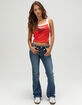 TRUE RELIGION Becca Crystal Wing Womens Bootcut Jeans image number 1