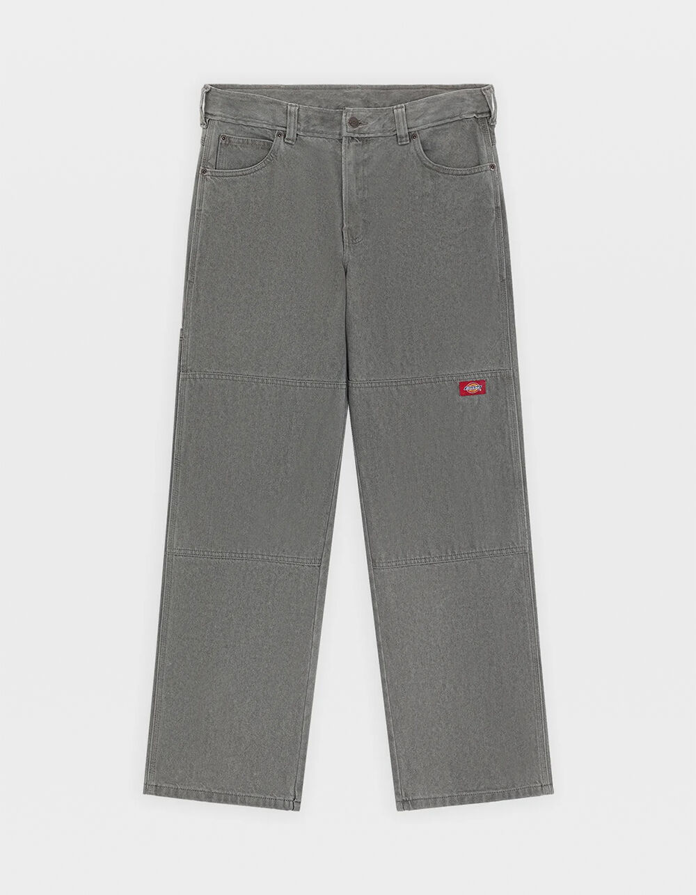 DICKIES Double Knee Mens Loose Straight Jeans - GRAY | Tillys