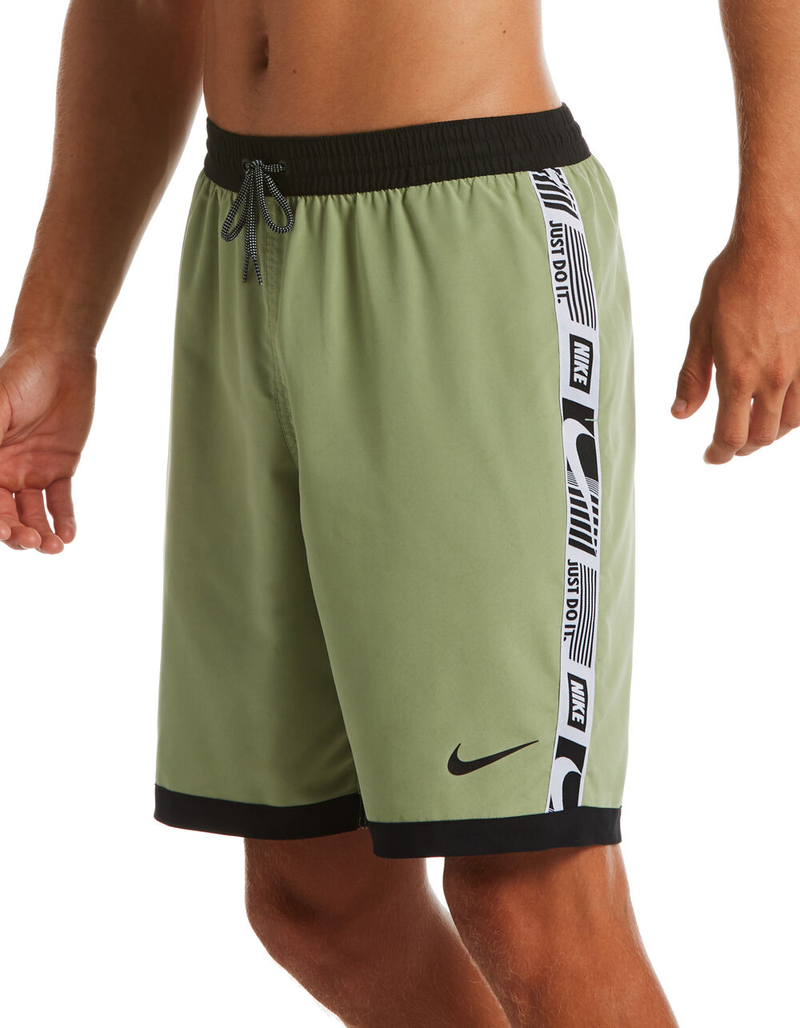 NIKE Funfetti Racer Mens Olive Boardshorts image number 3