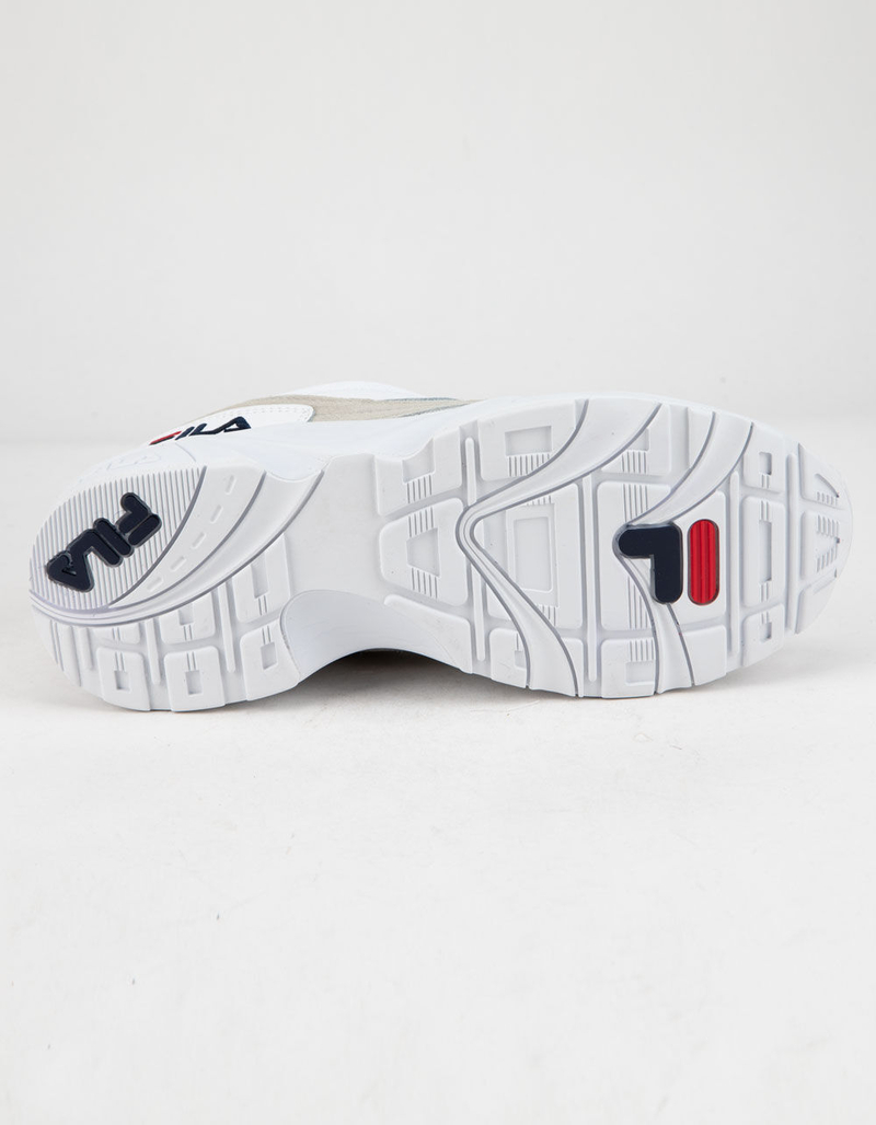 FILA V94M White & Gray Womens Shoes image number 5