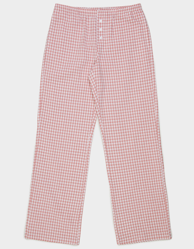 FULL TILT Gingham Girls Wide Leg Pants image number 1