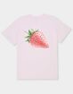 STRAWBERRY Vintage Distressed Unisex Tee image number 1