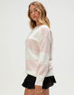 PINK ROSE Womens Stripe Sweater image number 3
