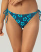 DAMSEL Hilo Texture Reversible Tie Side Cheeky Bikini Bottoms image number 5