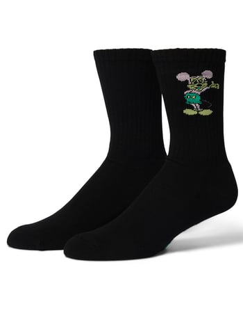 HUF x Disney Mickey Mouse Greetings Mens Crew Socks Primary Image