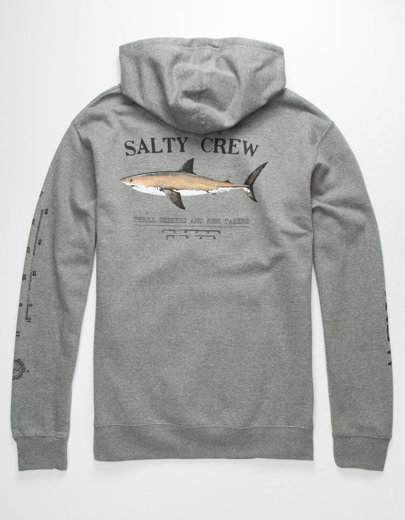 SALTY CREW Bruce Heather Gray Mens Hoodie image number 0