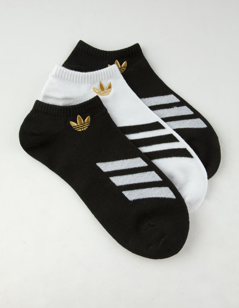 ADIDAS 3 Pack Superlite Stripe Boys No Show Socks image number 0