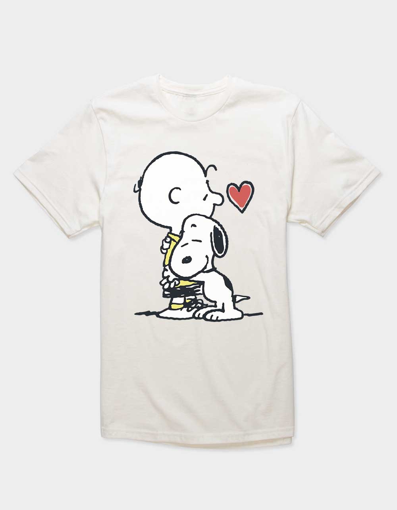 PEANUTS Snoopy Charlie Hug Unisex Tee image number 0