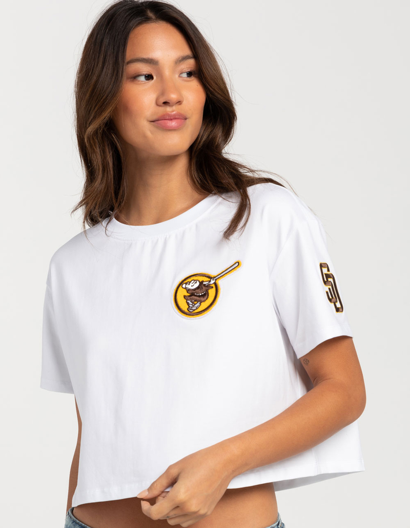 PRO STANDARD San Diego Padres Womens Crop Tee image number 1