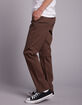 RSQ Boys Slim Dark Brown Chino Pants image number 3