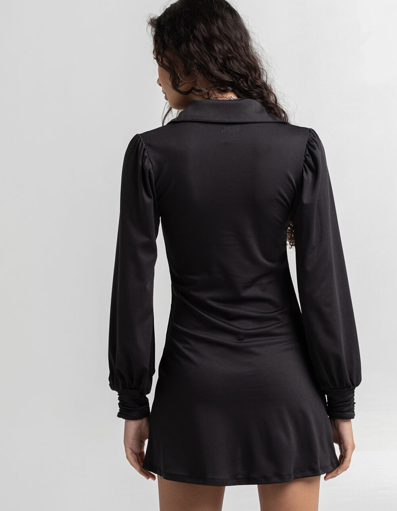 WEST OF MELROSE Cinched Button Up Mini Dress image number 2