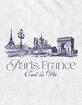 PARIS C'est La Vie Landmarks Unisex Tee image number 2