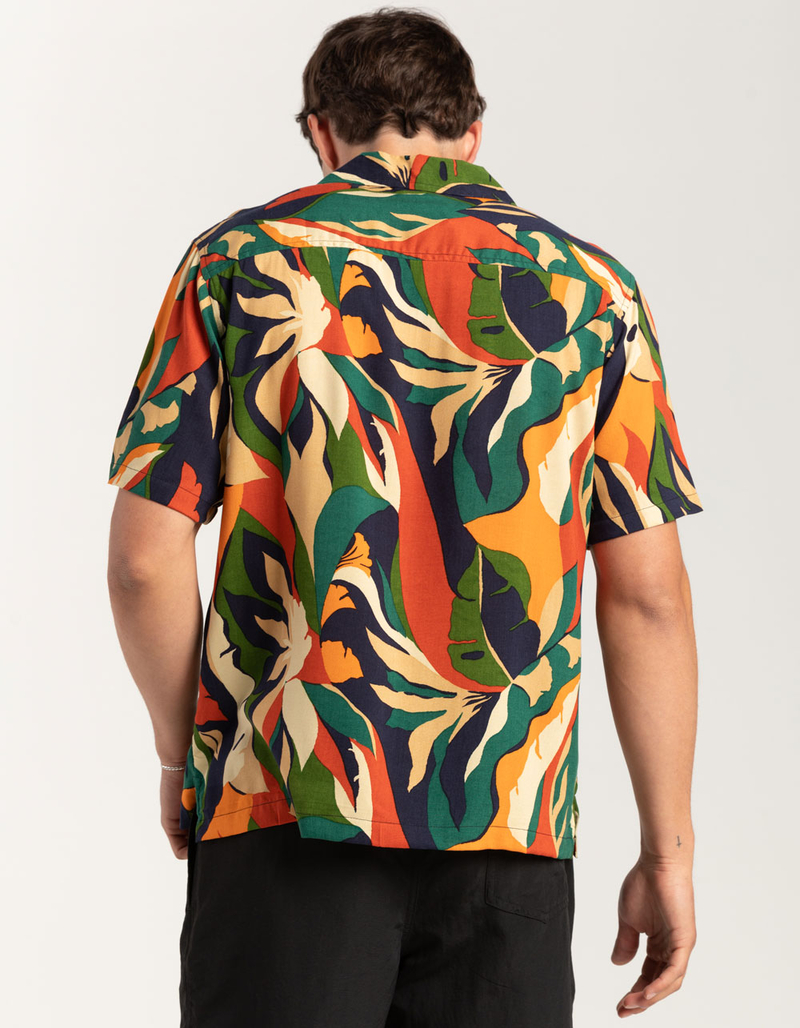 RSQ Mens Tropical Button Up Shirt image number 5