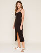 WEST OF MELROSE Cute As A Button Ribbed Midi Dress image number 2