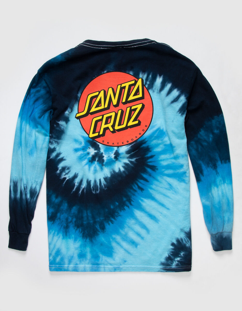SANTA CRUZ Tie Dye Classic Dot Boys T-Shirt image number 0