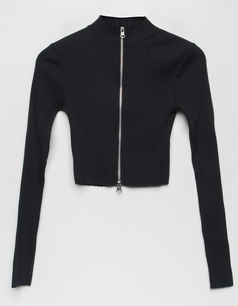 BDG Urban Outfitters Double Zip Womens Knit Top image number 4