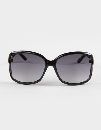 RSQ Oversized Round Plastic Sunglasses Alternative Image