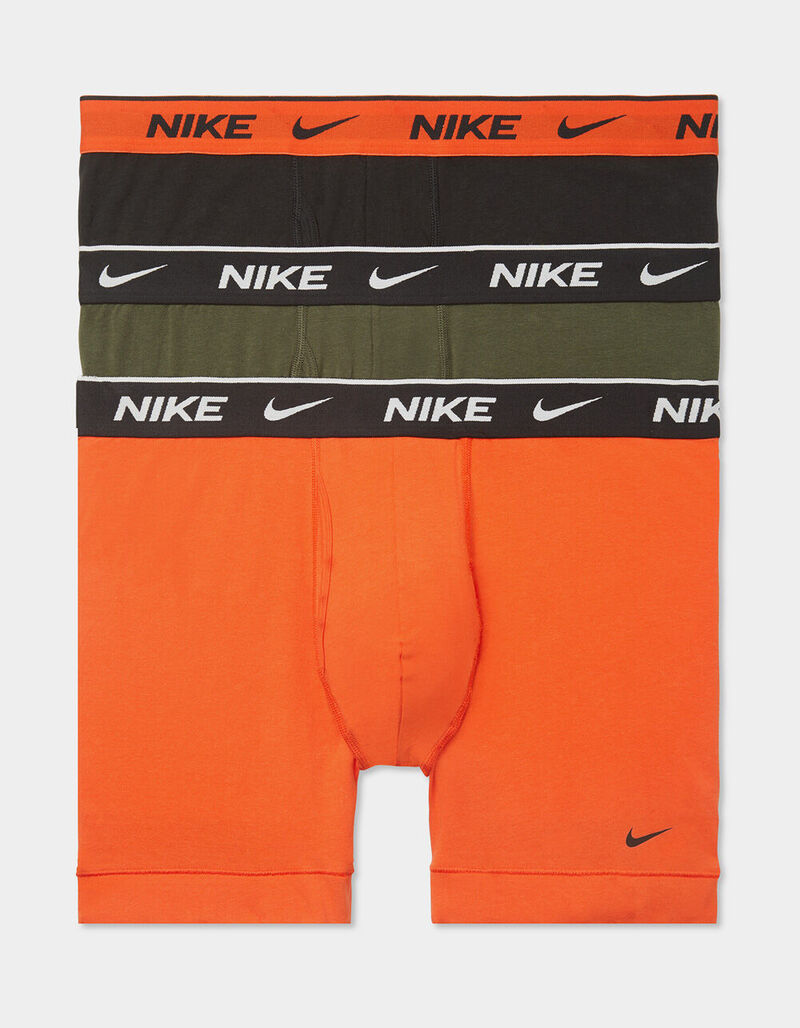 NIKE 3 Pack Everyday Cotton Stretch Mens Boxer Briefs - MULTI - 404887957