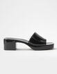 QUPID PVC Single Band Womens Mule image number 2