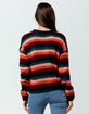 FULL TILT Stripe Womens Boyfriend Sweater image number 3
