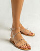 SODA Clear Stud Womens Sandals image number 1