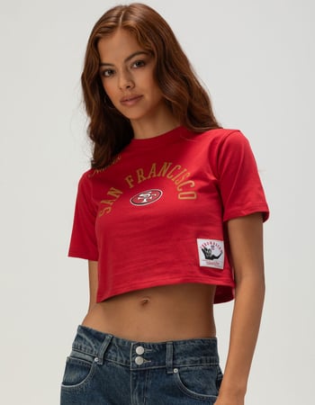 MITCHELL & NESS San Francisco 49ers Womens Crop Tee Primary Image