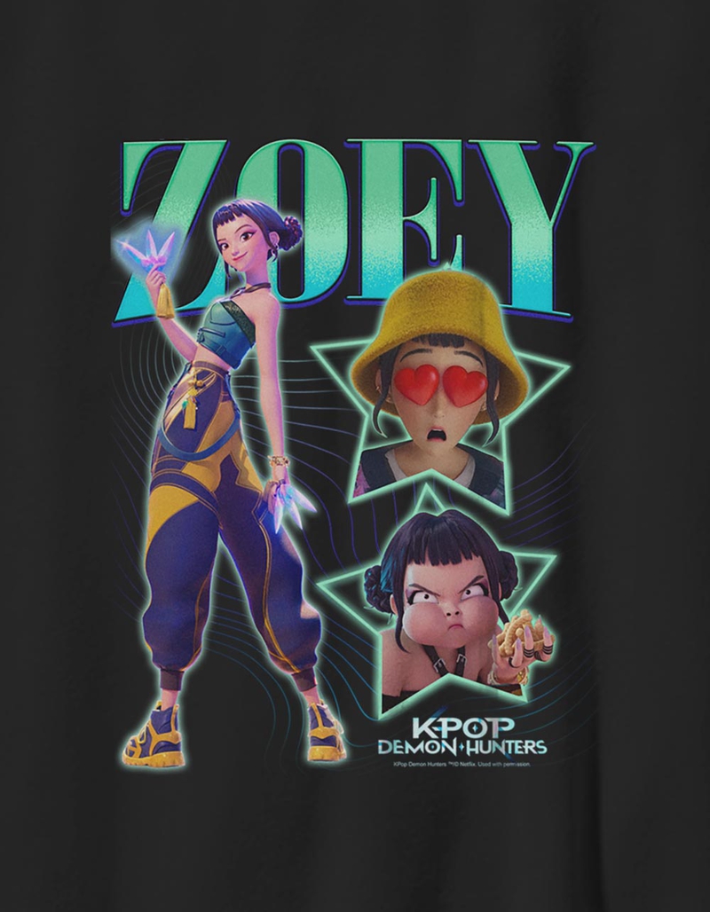KPOP DEMON HUNTERS Y2K Zoey Unisex Kids Tee image number 1