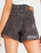 BDG Urban Outfitters Pax Extreme Ripped Womens Black Denim Shorts image number 3
