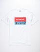 HONDA Hole Shot White Mens T-Shirt image number 1