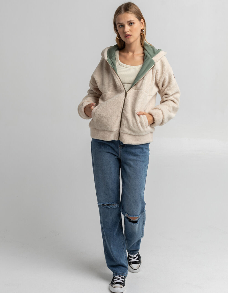ROXY Border Line Womens Sherpa Jacket image number 3
