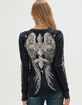 AFFLICTION Womens Long Sleeve Thermal Top image number 2