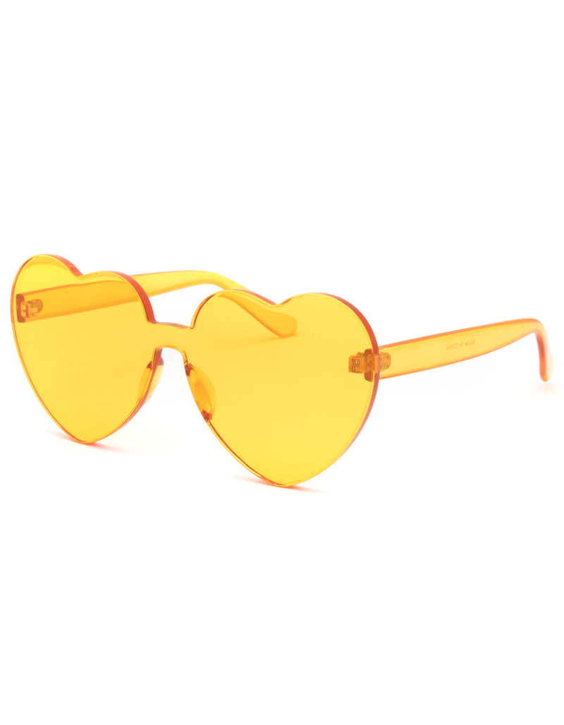 All Heart Eyes Orange Sunglasses image number 0