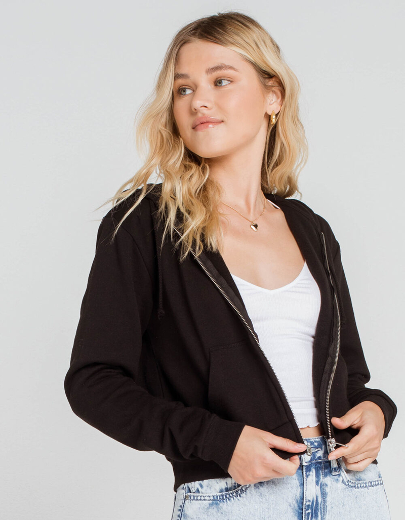 FULL TILT Essentials Womens Crop Hoodie image number 0