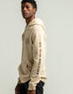 BRIXTON Crest Mens Sand Hoodie image number 4