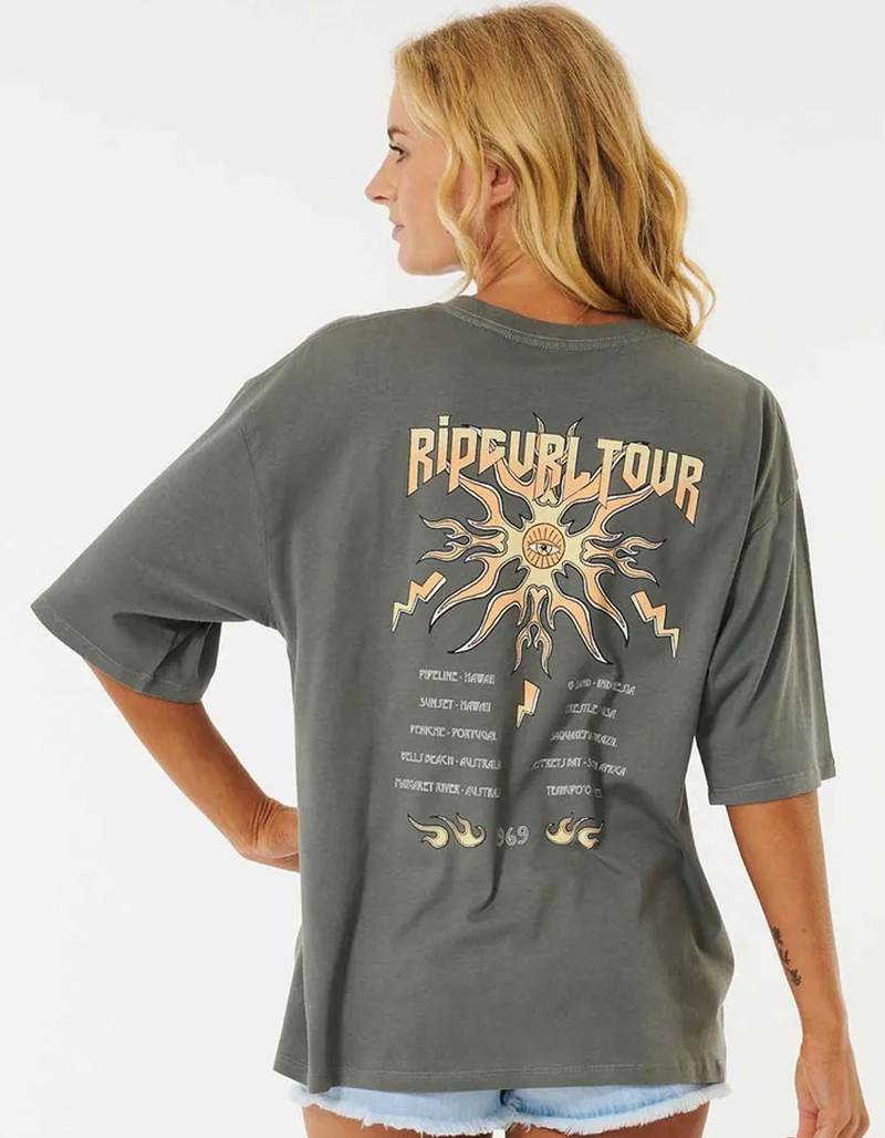 RIP CURL Tour Heritage Womens Oversized Tee image number 0