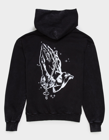LA FAMILIA Prayer Hands Mens Hoodie Primary Image