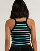 DICKIES Stripe Rib Knit Womens Tank Top image number 4