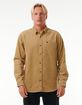 RIP CURL Classic Surf Cord Mens Long Sleeve Shirt RIP CURL Classic Surf Cord Mens Long Sleeve Shirt