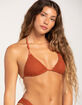 DAMSEL Texture Crochet Triangle Bikini Top image number 2