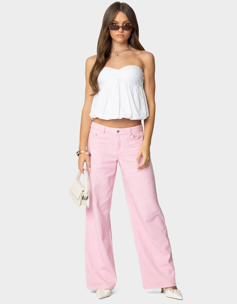EDIKTED Serina Strapless Bubble Top image number 1