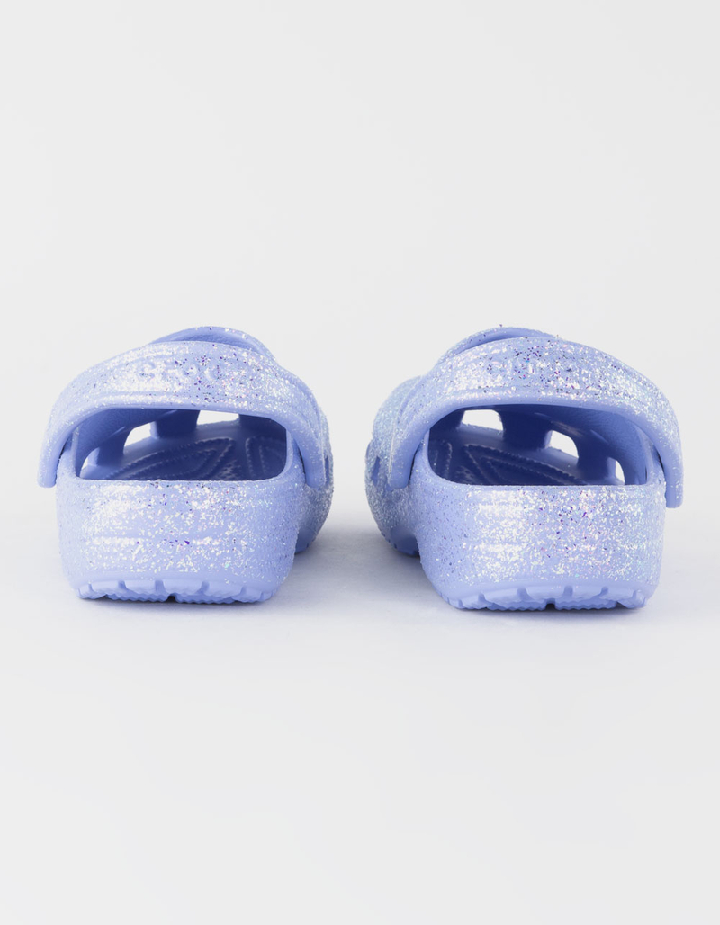 CROCS Girls Classic Glitter Clogs image number 3